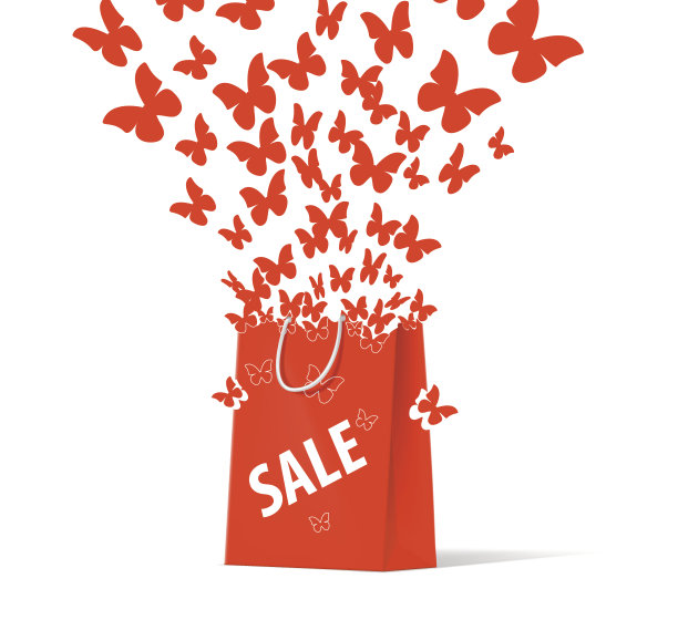 在白底下偷红色手袋图片下载