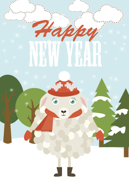 新年贺卡图片下载