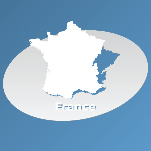 法国的地图图片下载