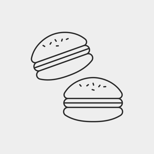 蛋白杏仁饼干图标图片下载