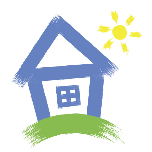 白色背景上的房子图片下载