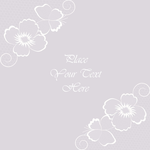 复古向量抽象背景与白色蕾丝图片下载