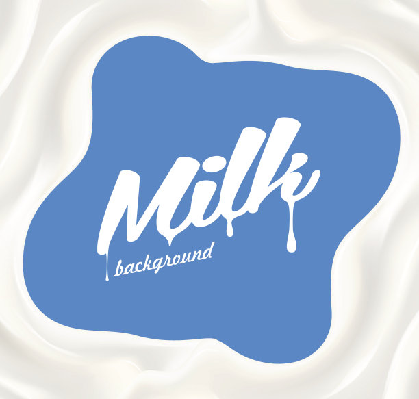 牛奶波矢量图图片下载