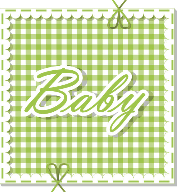 方格背景婴儿图片下载