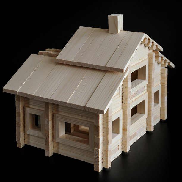 玩具木制的房子图片下载
