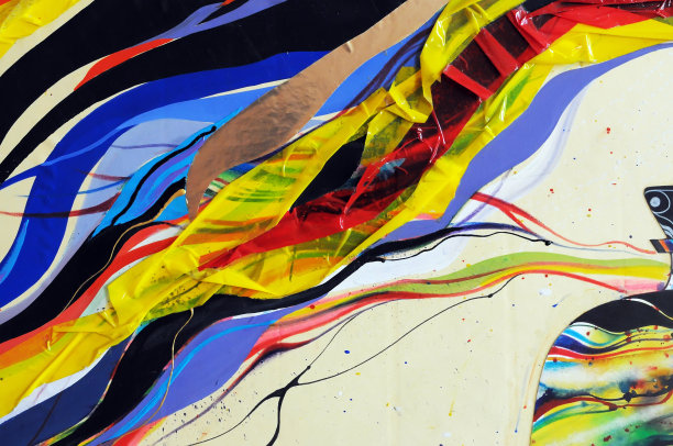 抽象水彩画的纹理图片下载