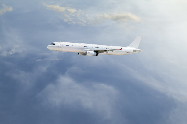飞机在天空中。图片下载