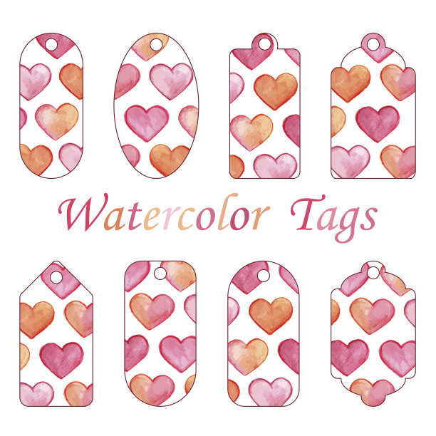 矢量悬挂标签集合图片下载