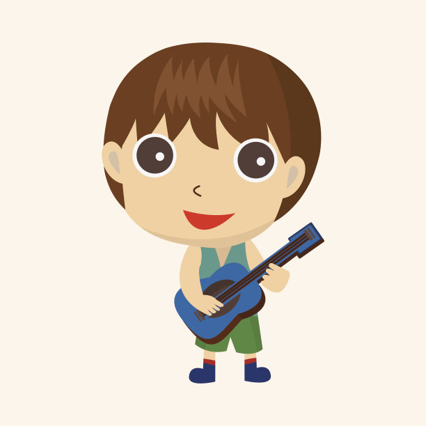 角色音乐家主题元素图片下载