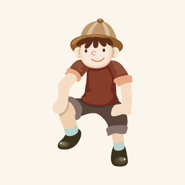 探险家的主题元素图片下载