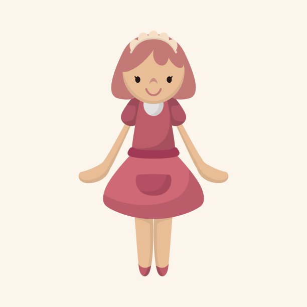 服务生主题元素向量，eps图片下载