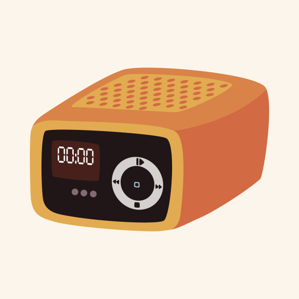 电台主题元素向量，eps图片下载