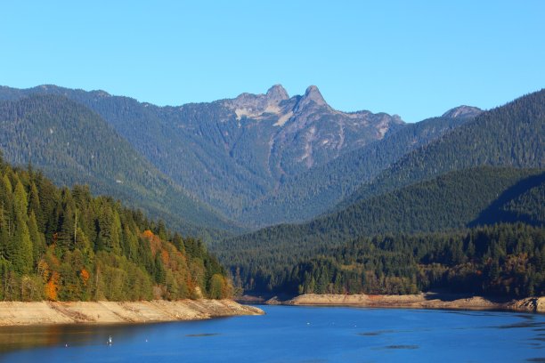 克利夫兰大坝，北温哥华，加拿大图片下载