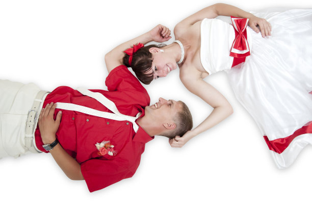 幸福的新婚夫妇图片下载