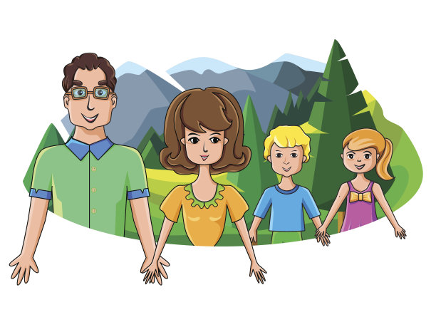 年轻的家庭图片下载