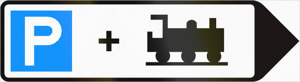 芬兰的停车和乘车方向标志图片下载