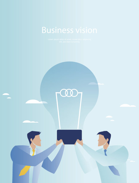 创造性的业务。手持灯泡的商人图片下载