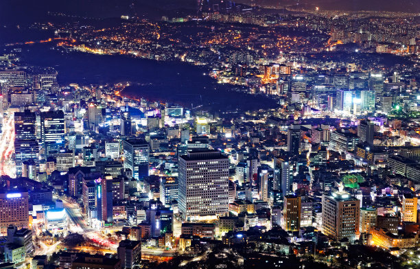 首尔夜景图片下载