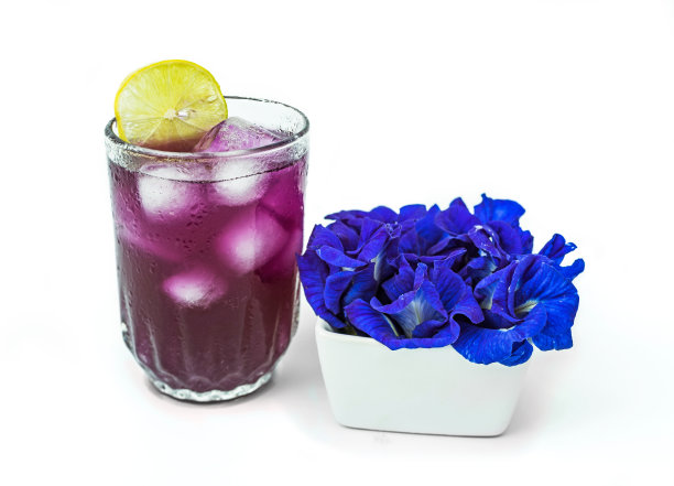 柠檬蝴蝶豌豆汁，图片下载