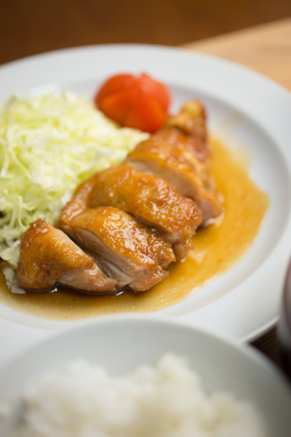 日式料理鸡照烧图片下载