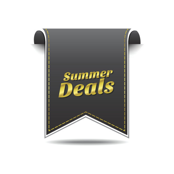 夏季交易黄金矢量图标设计图片下载