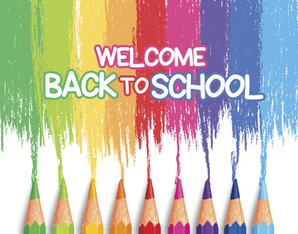 逼真的彩色铅笔或蜡笔图片下载