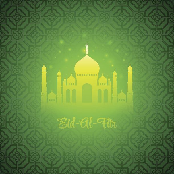 开斋节Al Fitr。开斋节穆巴拉克。向量的背景图片下载