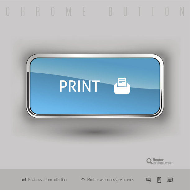 铬按钮与彩色塑料内图片下载