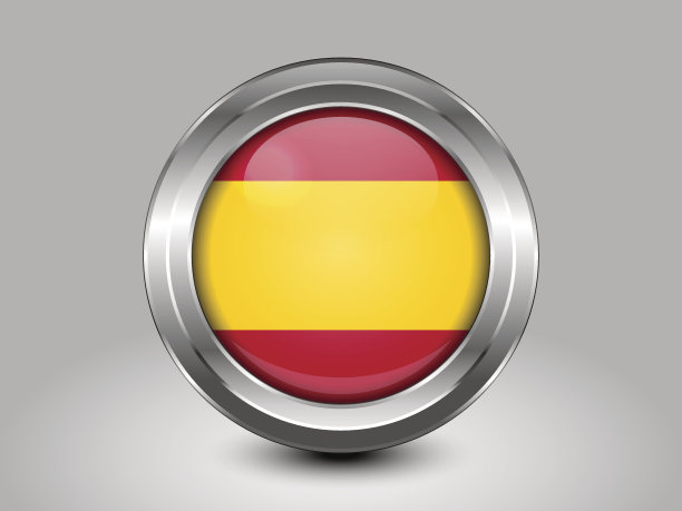 越南国旗变体。金属圆形图标图片下载