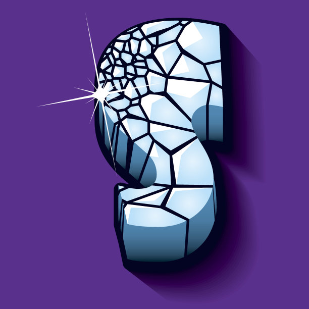 Ice字体-字母S图片下载