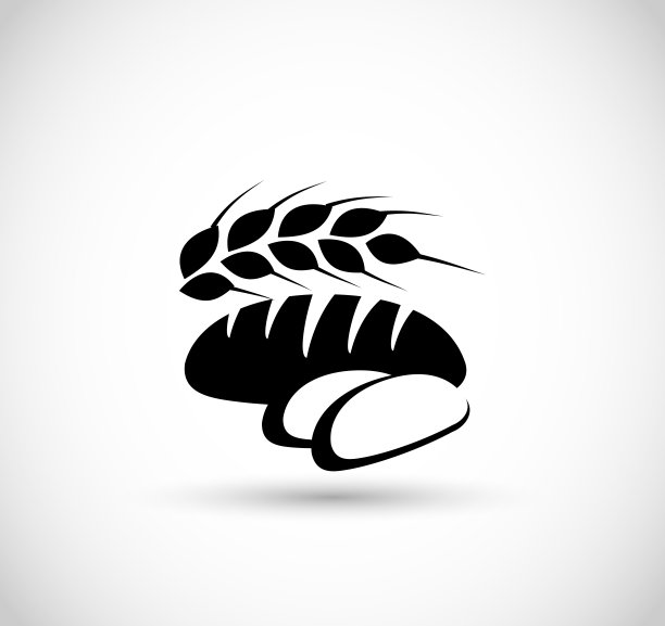 面包图标矢量图图片下载