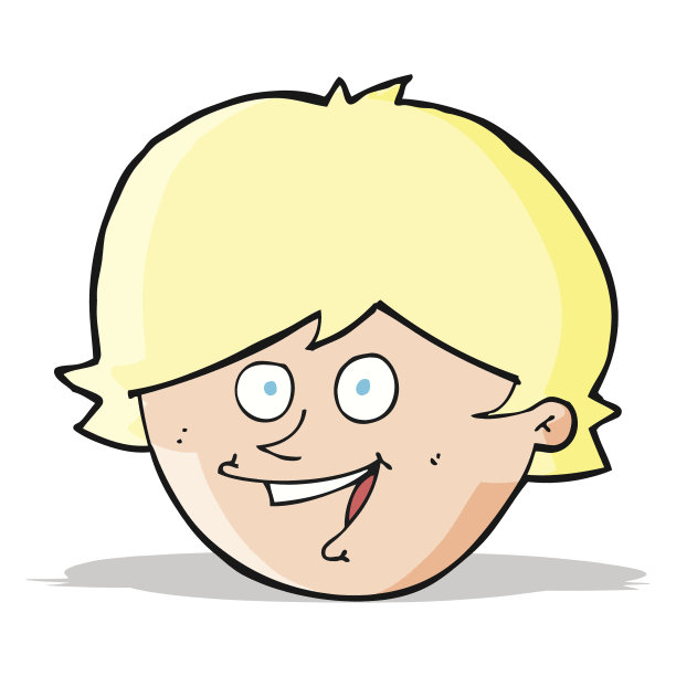卡通快乐男孩脸图片下载