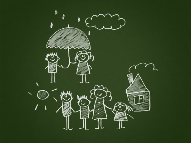 家庭的社会保护。图片下载