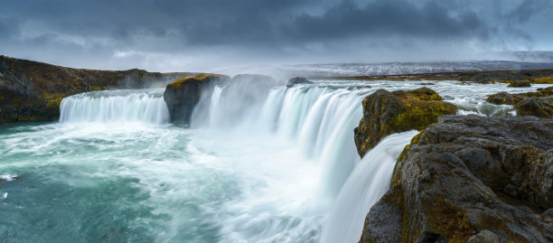 Godafoss,冰岛北部图片下载