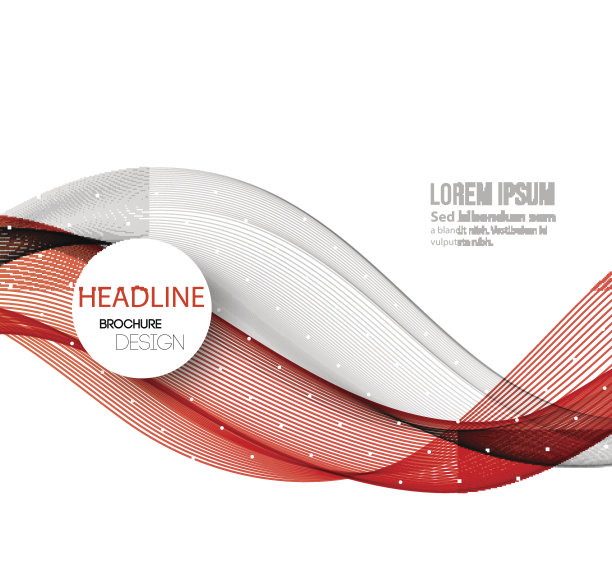 抽象曲线背景线。模板宣传册设计图片下载
