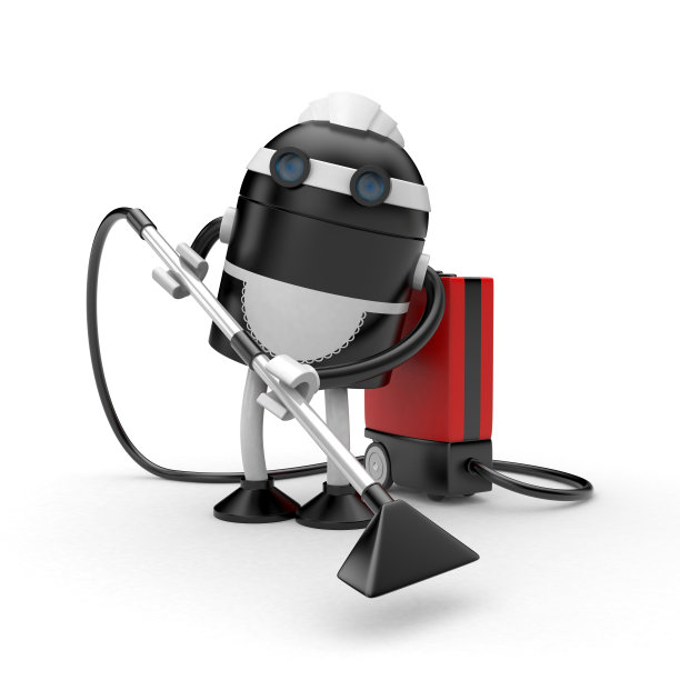 有吸尘器的女佣图片下载