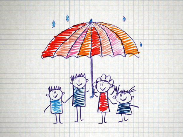 家庭的社会保护。图片下载