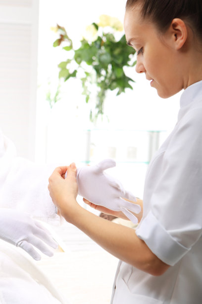 手蜡处理，美容研究所图片下载