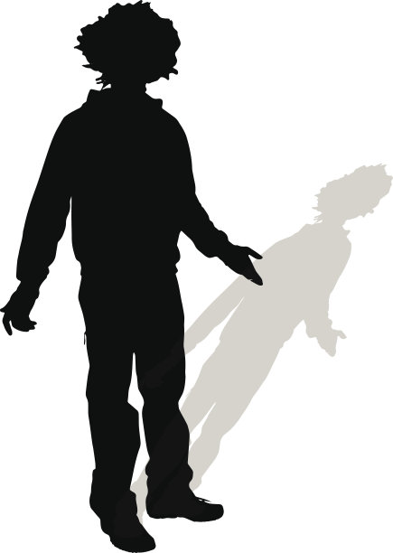 矢量剪影的人。图片下载