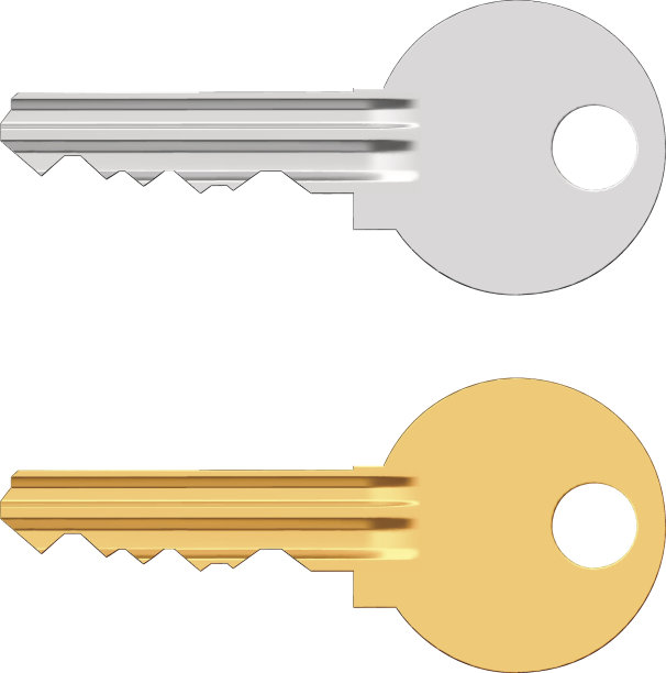 销钉锁钥匙图片下载