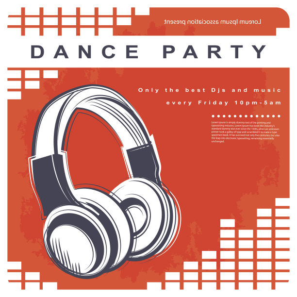 向量海报。夜总会的海报图片下载