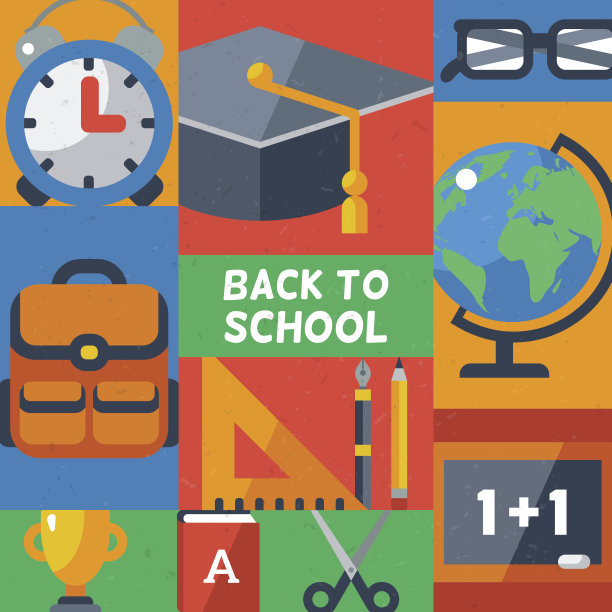 回到学校创意海报图片下载