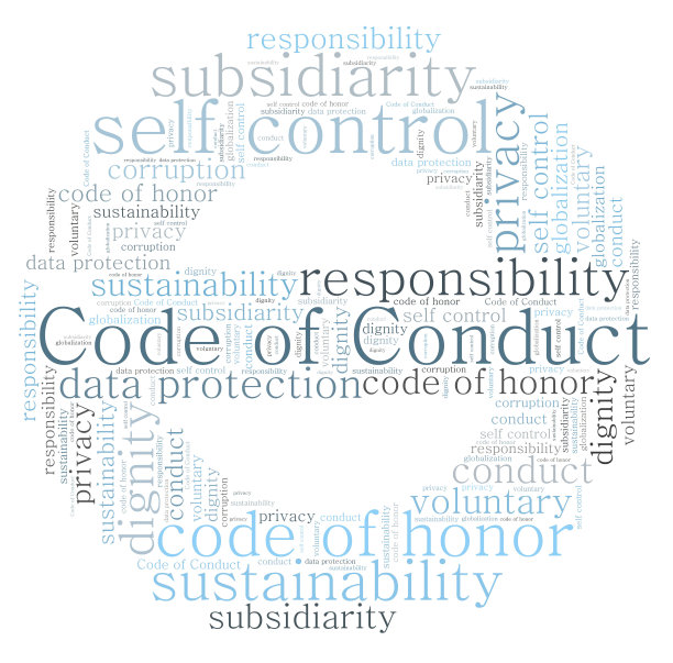 行为准则字云图片下载