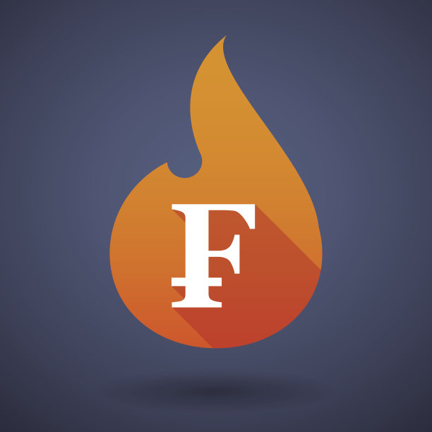 火焰图标与货币符号图片下载