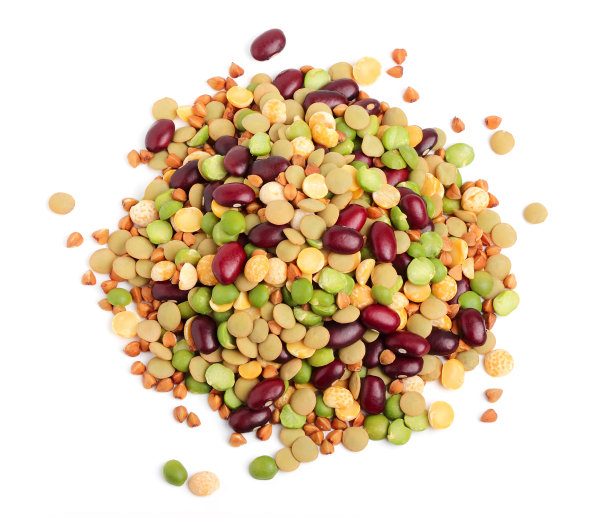 谷物和豆类。图片下载