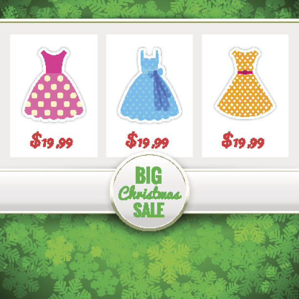 圣诞节销售背景图片下载