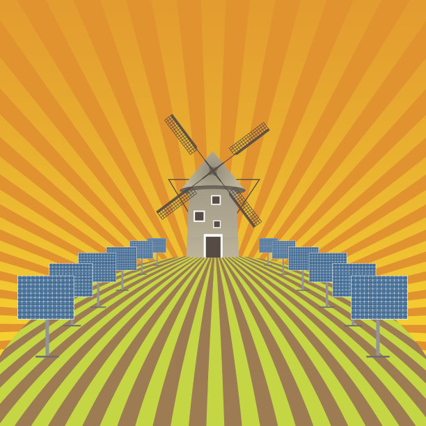 农业领域景观和ECO背景图片下载