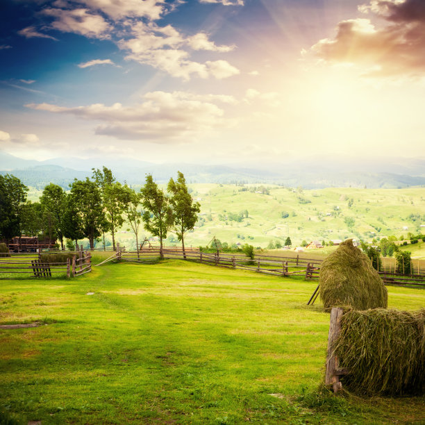 传统成堆的山村。图片下载