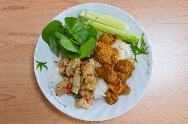 炸鱼丸和炸排骨图片下载