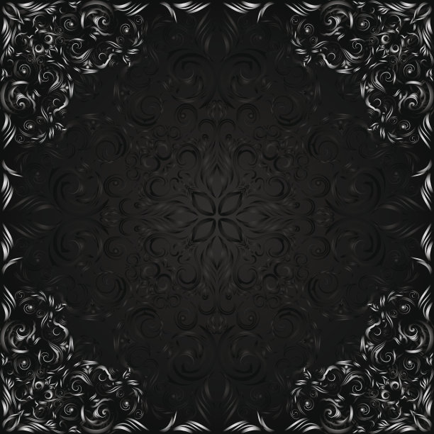 复古的框架和华丽的纸设计图片下载